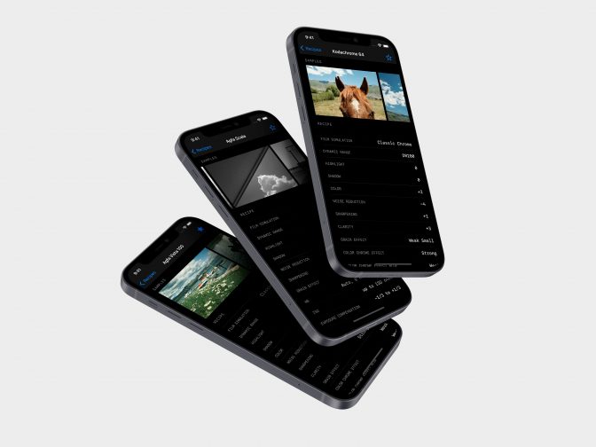 Fuji X Weekly App is a Lists Recipes for Over 100 FUJIFILM Film