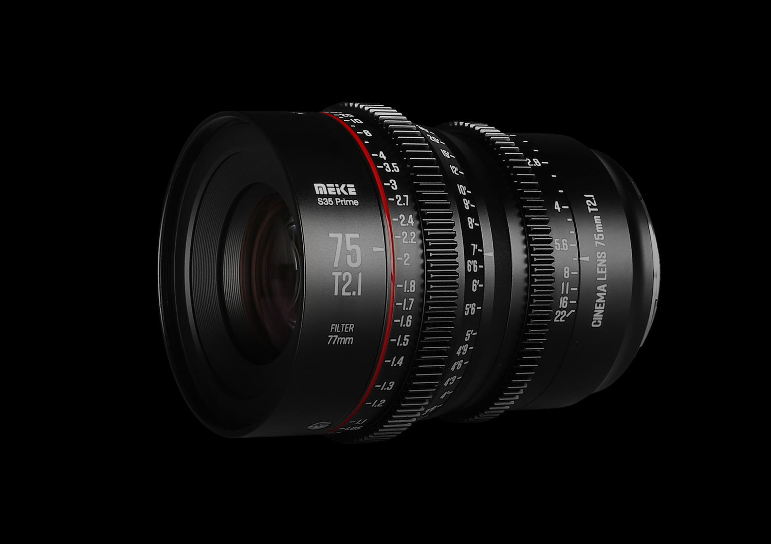Meike Unveils a 75mm T2.1 S35 Cinema Prime Lens for EF and PL 