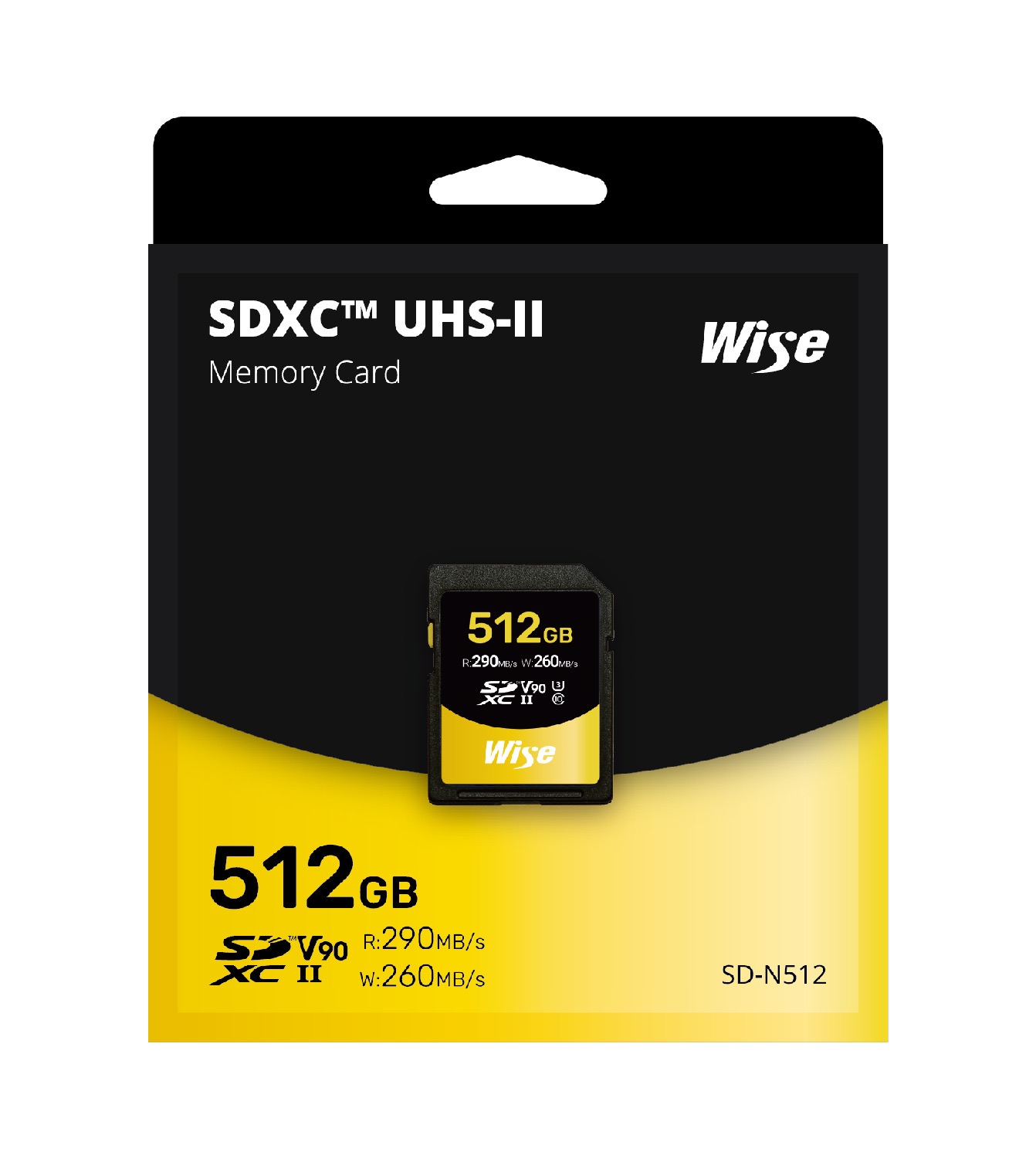 Wise Unveils the 128GB, 256GB, and 512GB V90 SDXC UHS-II Memory