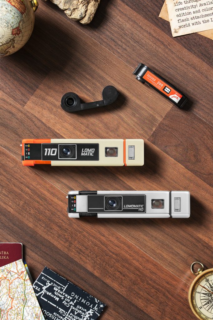 Y*M様 Lomography フィルムカメラ「LOMOMATIC 110」 Lomomatic 110 Camera & Flash Metal – Lomography