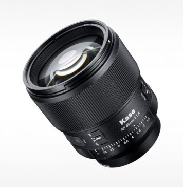 Kase Introduces Its First Autofocus 85mm f/1.4 Lens