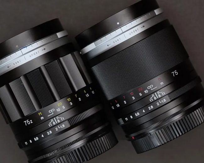 Cosina Extends Portrait Heliar 75mm f/1.8 to RF and Z Mounts