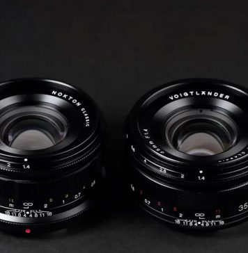 Cosina Expands Nokton 35mm f/1.4 to RF and Z Mounts
