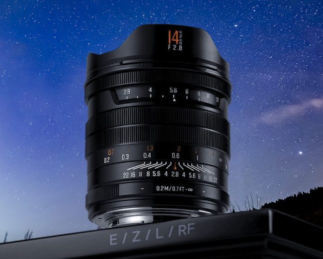 Brightin Star Unveils MF 14mm f/2.8 Lens