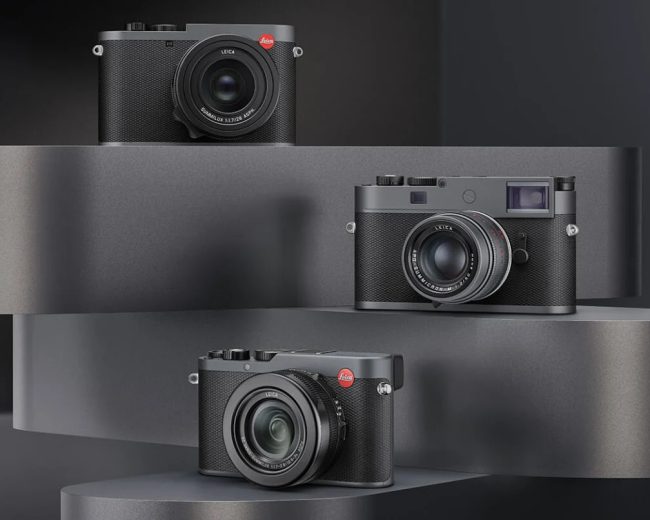 Leica Adds Metal Gray Paint to Its Camera Lineup