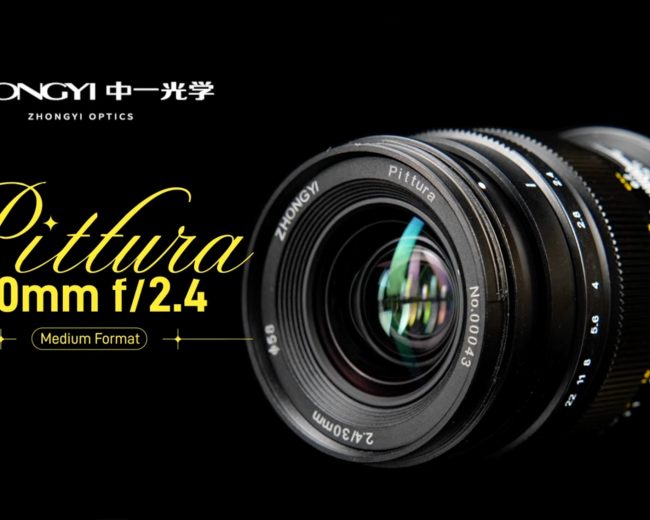 Zhong Yi Optics Releases the Pittura 30mm f/2.4 for Medium Format