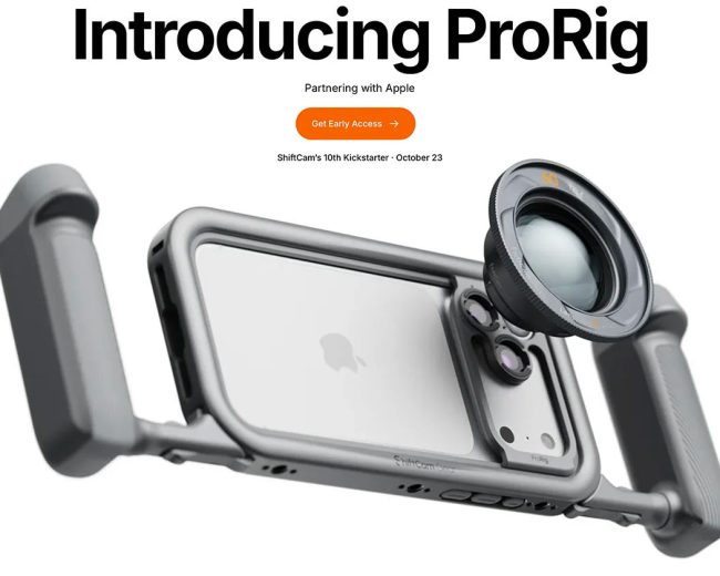 ShiftCam Teases New iPhone ProRig