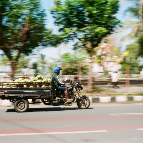 Pedagang Kelapa From Camera Film EXA 1C