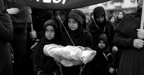 mourning children