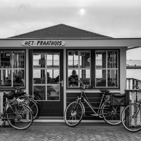 Together, on a very cold Dutch day