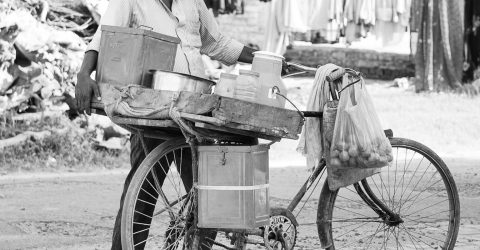 Hawker (panipuri wala)