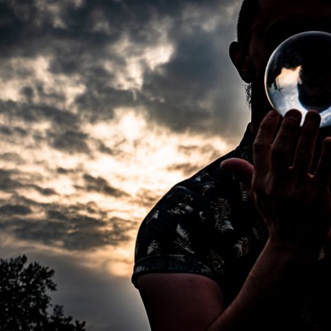 Sunset juggling