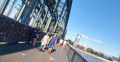 Love Spotted on the Love-lock Bridge
