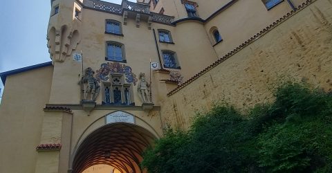 Side Entrance to A Majestic and Historic Castle in Germany
