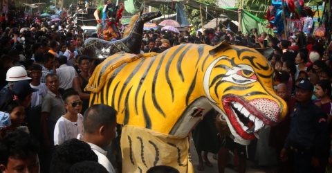 Burmese Handicrafts Tiger