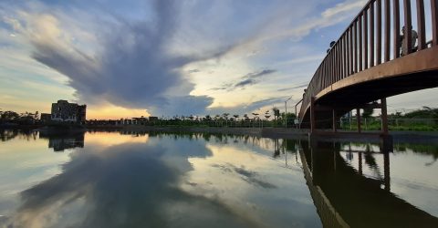 Sunset With Natural