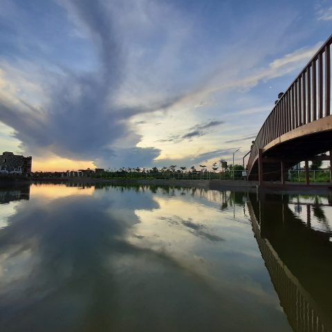 Sunset With Natural