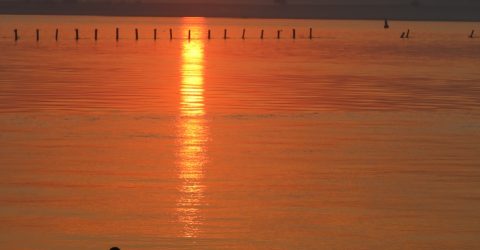 Sunrise  and Ayeyawaddy River