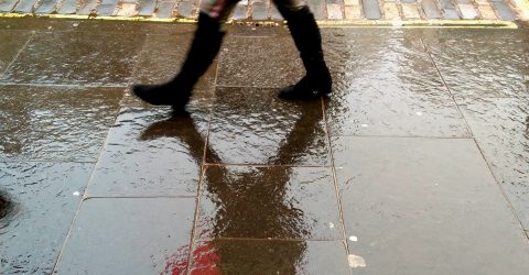 The red brolly