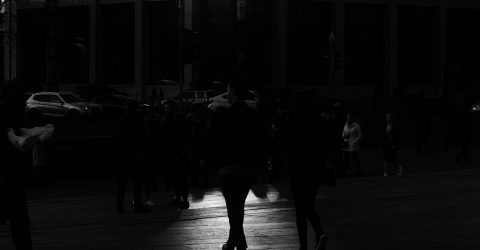 Man on Maidan Square