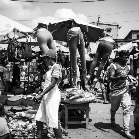 Malagasy street market