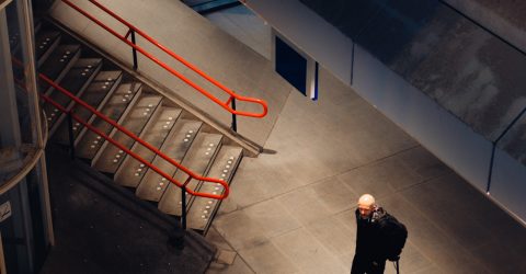 Man in RAI Station