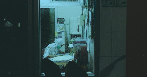 Lady in room
