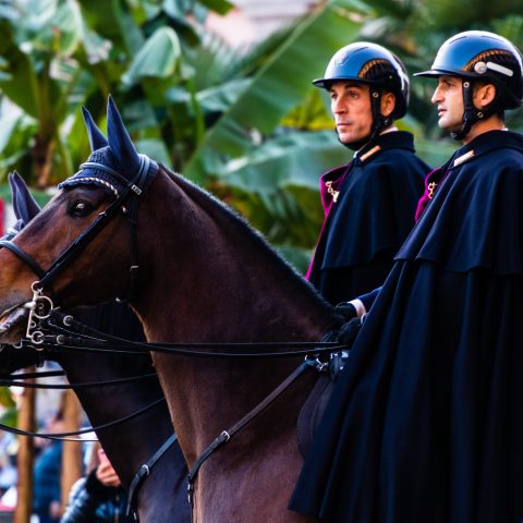 Horseback policemen