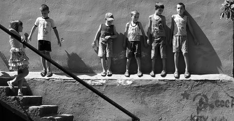 Childhood on the street 8.
