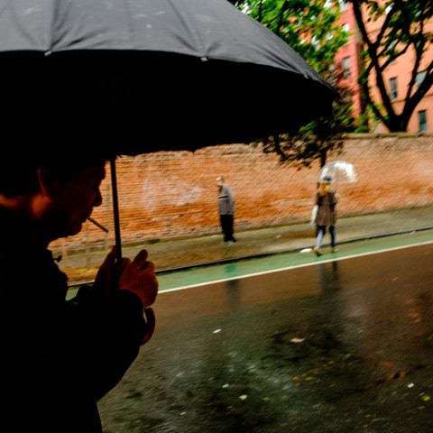 Cigarette in the Rain