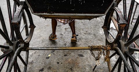 Waiting for passenger