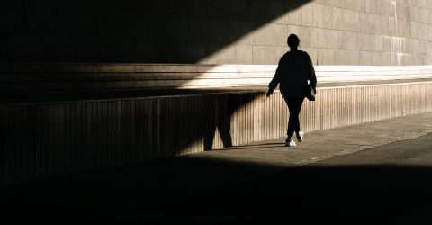 Caught a shadow