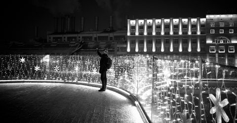 Selfie at night