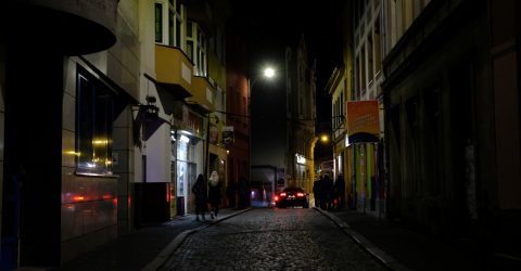Evening alley