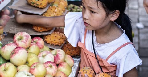 the young street vendor