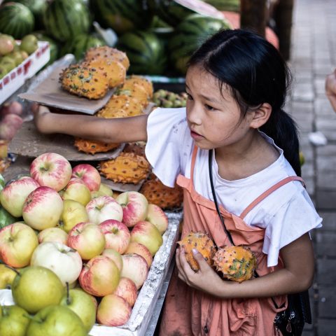 the young street vendor