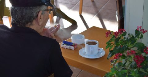 Morning pleasure for an old man