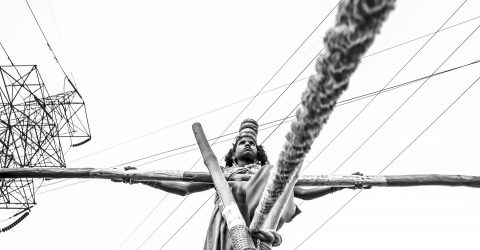 Street rope walk
