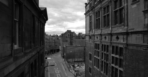 Empty Pathways Of A Concrete Jungle