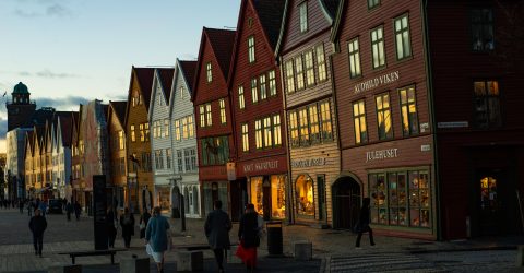 Bryggen harbour