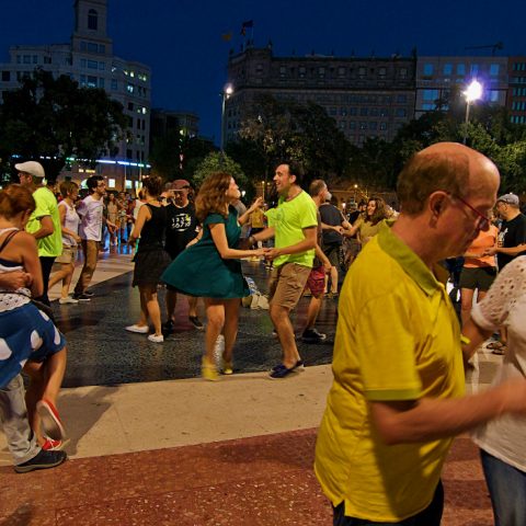 Dancing in Barcelona