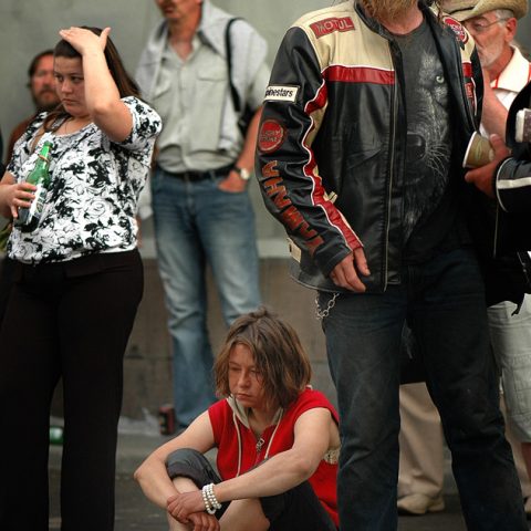 Street concert. Moscow.