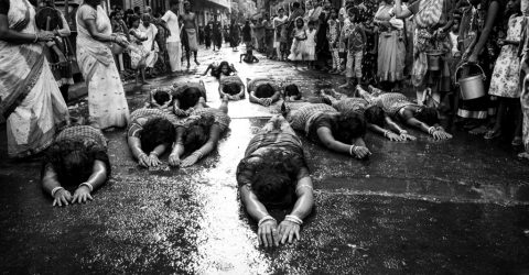 Rituals in city 