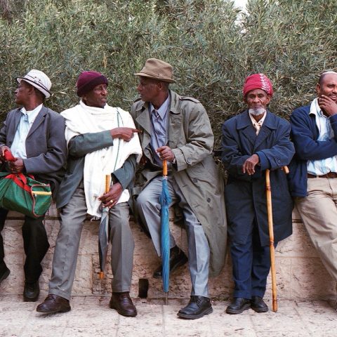 Ethiopian-Israeli Men at Sigd Festival