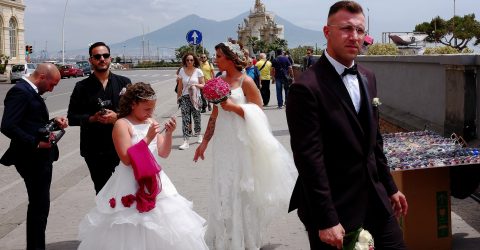 Pause from the marriage ceremony