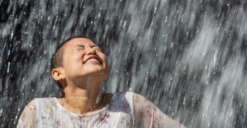 Singing in the shower