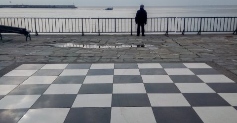 At the end of the game the King was left alone