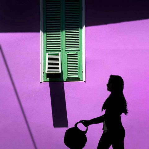 The Girl with her little bag