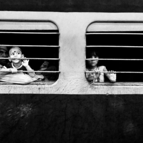 Passengers of the last train.
