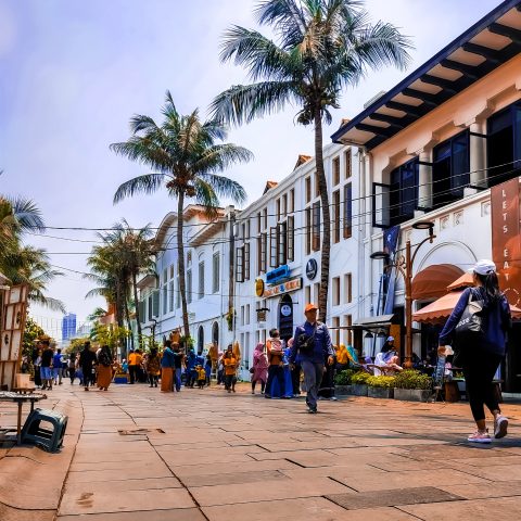 Beautiful day in “Kota Tua” (old city) in Jakarta